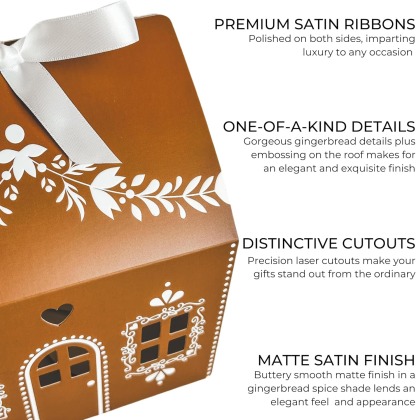 🎄2025 Christmas On Sale✨Gingerbread House Shaped Gift Box