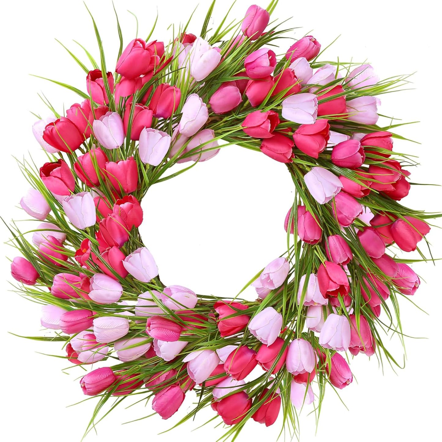 Artificial Tulip Wreath