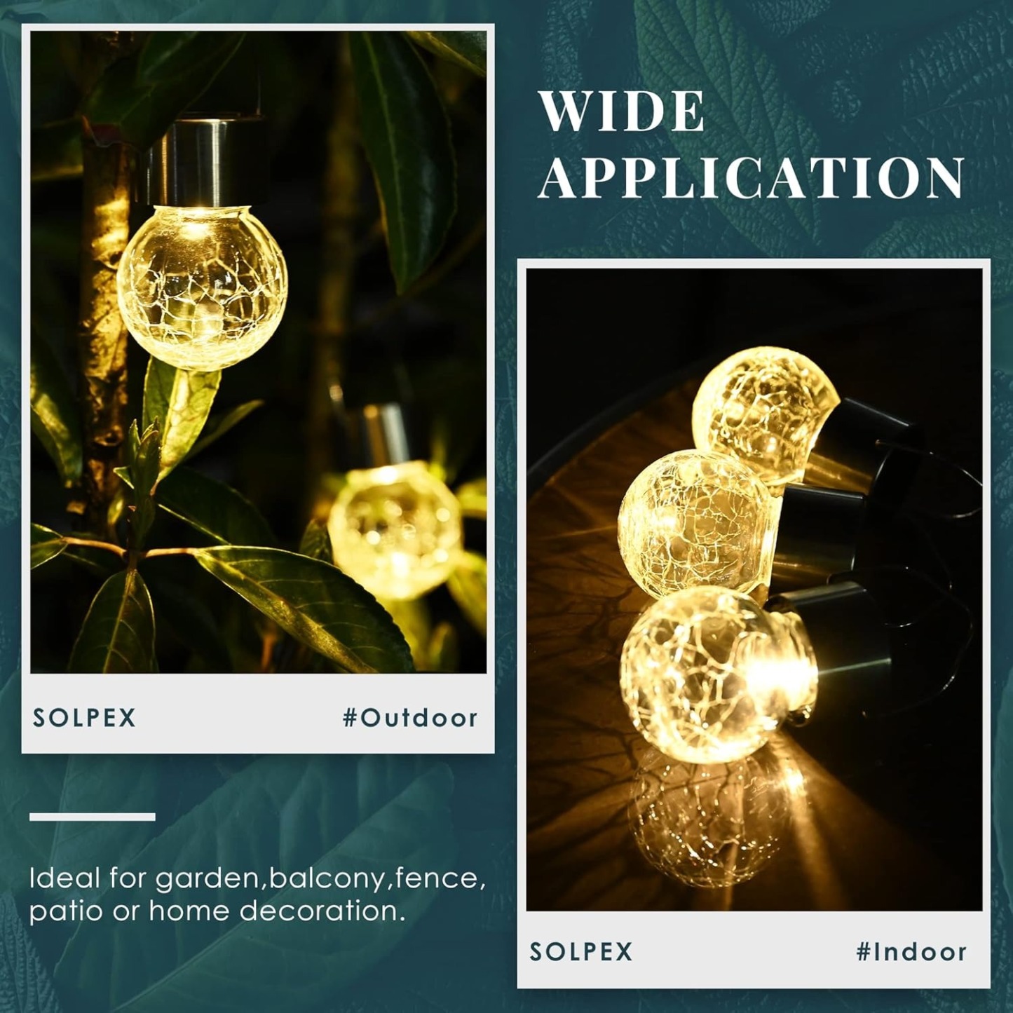 🎄2025 Christmas On Sale✨2 Pack Hanging Solar Lights Outdoor