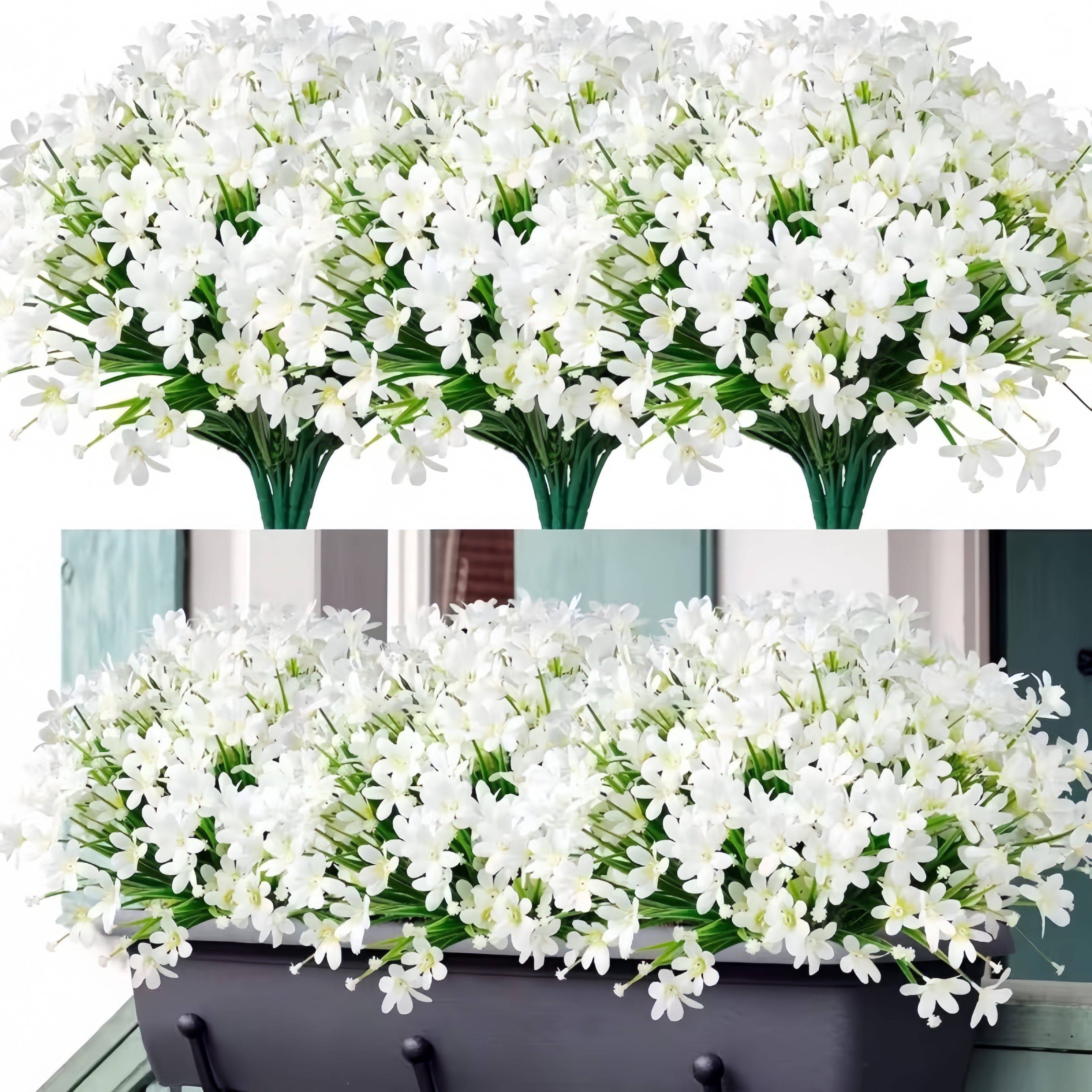 Bring instant spring charm to your space with these beautifully crafted artificial daffodil bouquets. Designed with vibrant colors and delicate petal details, each bundle looks incredibly real—without the need for watering or maintenance.  Whether placed 