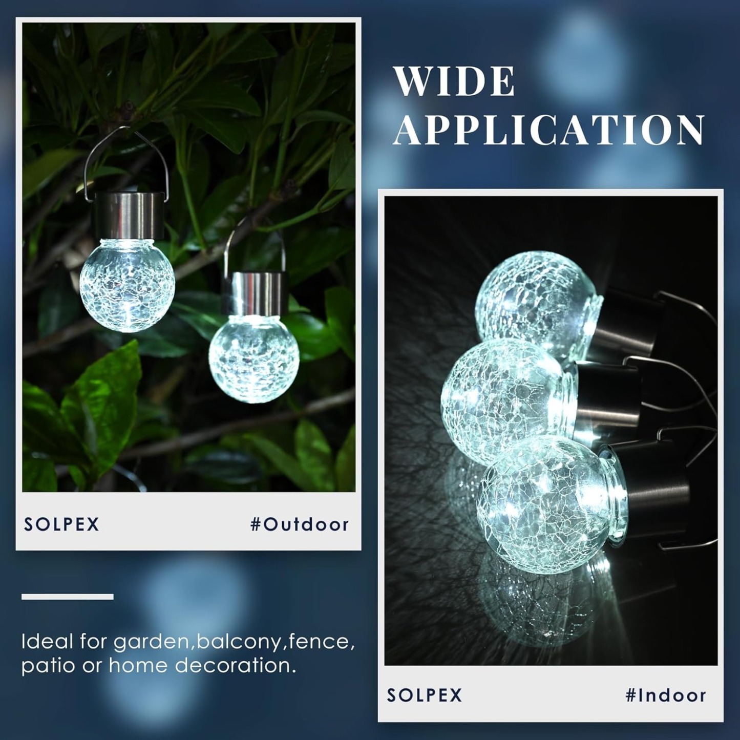 🎄2025 Christmas On Sale✨2 Pack Hanging Solar Lights Outdoor