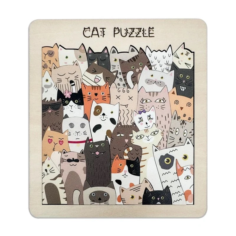 Wooden Animal Puzzle Set