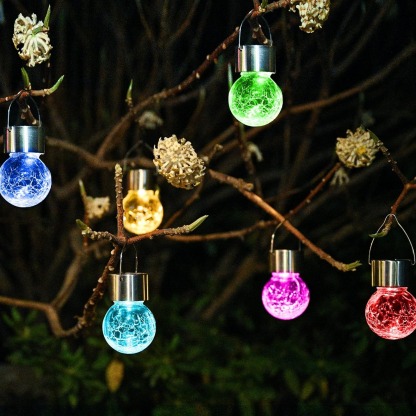 🎄2025 Christmas On Sale✨2 Pack Hanging Solar Lights Outdoor
