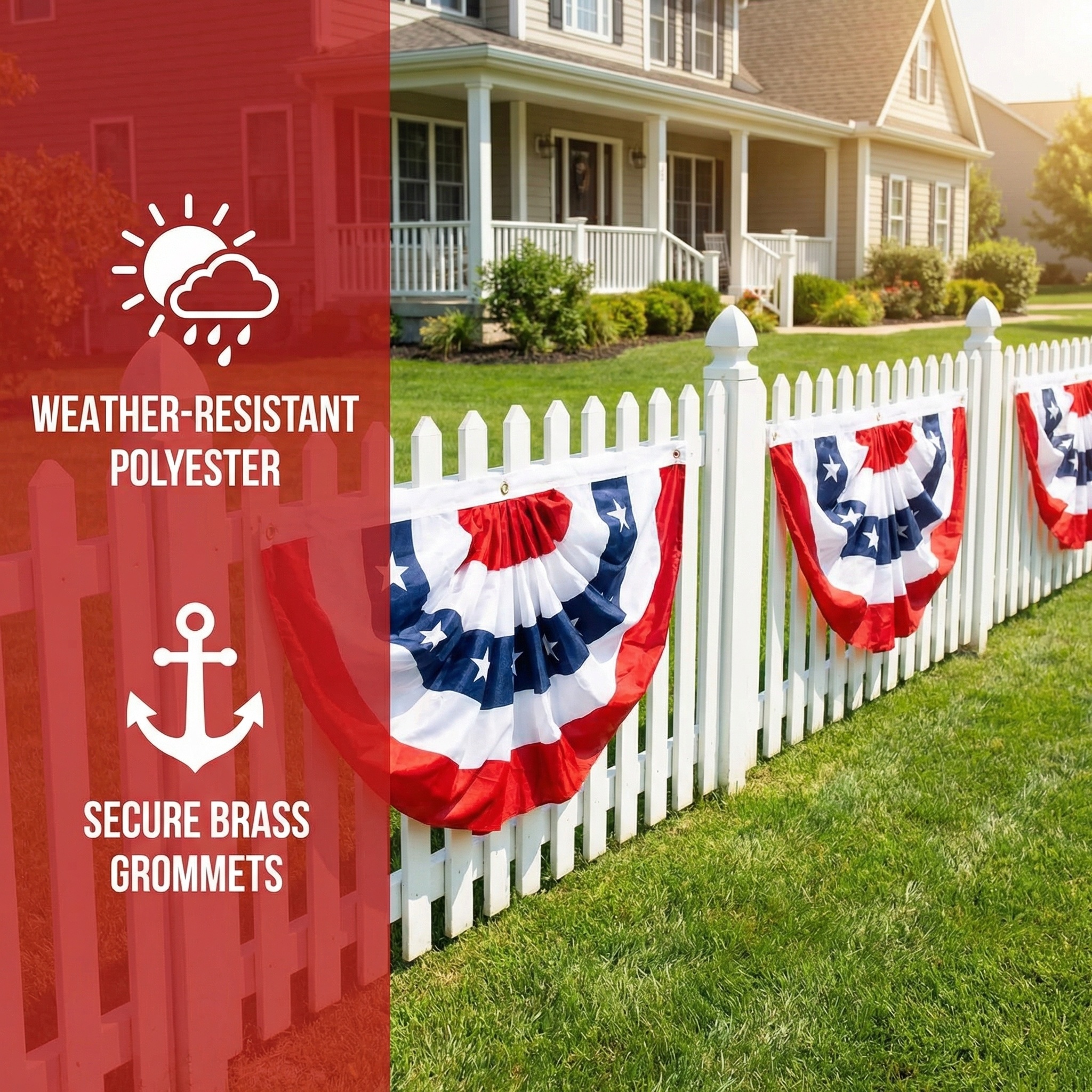 American Bunting Flags Outdoor