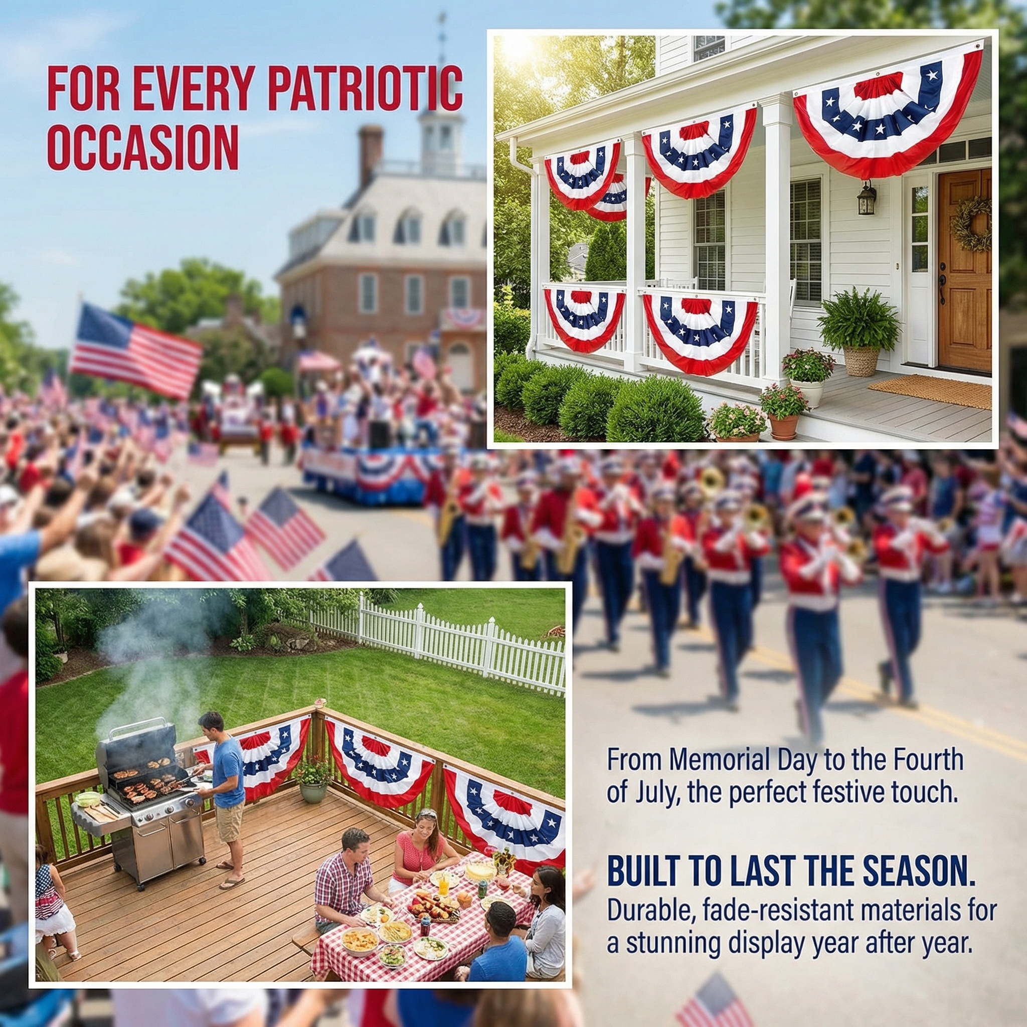 American Bunting Flags Outdoor