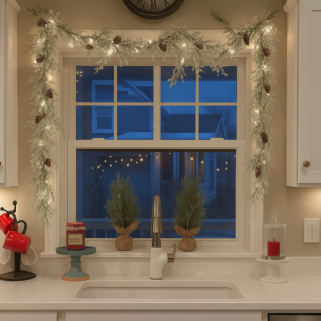 🎄2025 Christmas On Sale🌿Artificial Dangling Vines Glow Garlands