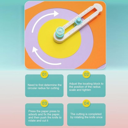 Compact Manual Circle Cutter Tool