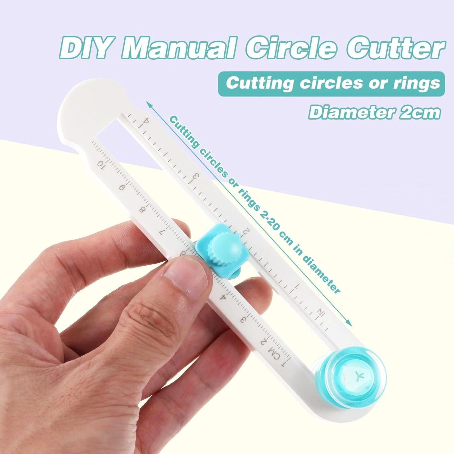 Compact Manual Circle Cutter Tool