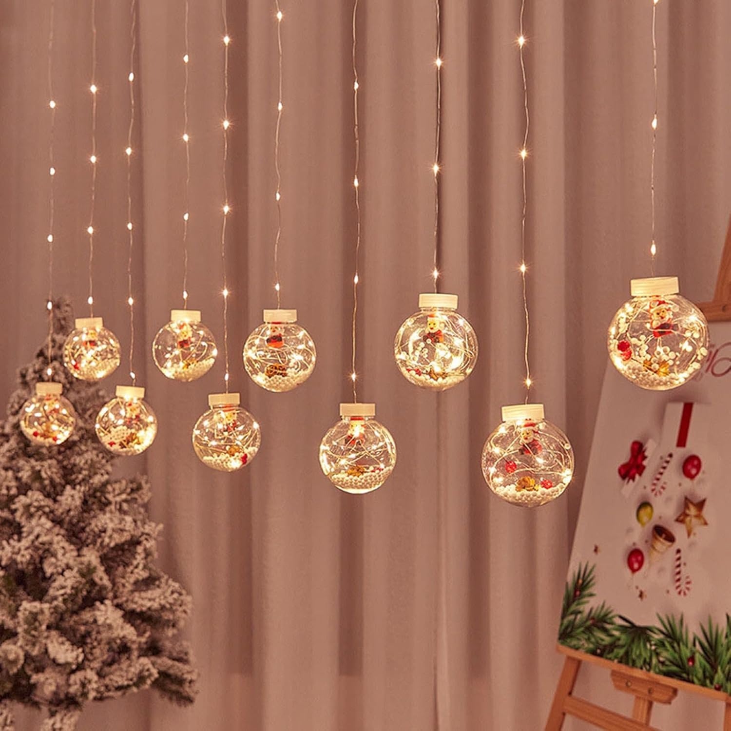 🎄Early Christmas Sale🔥10 LED Christmas tree wish ball lights