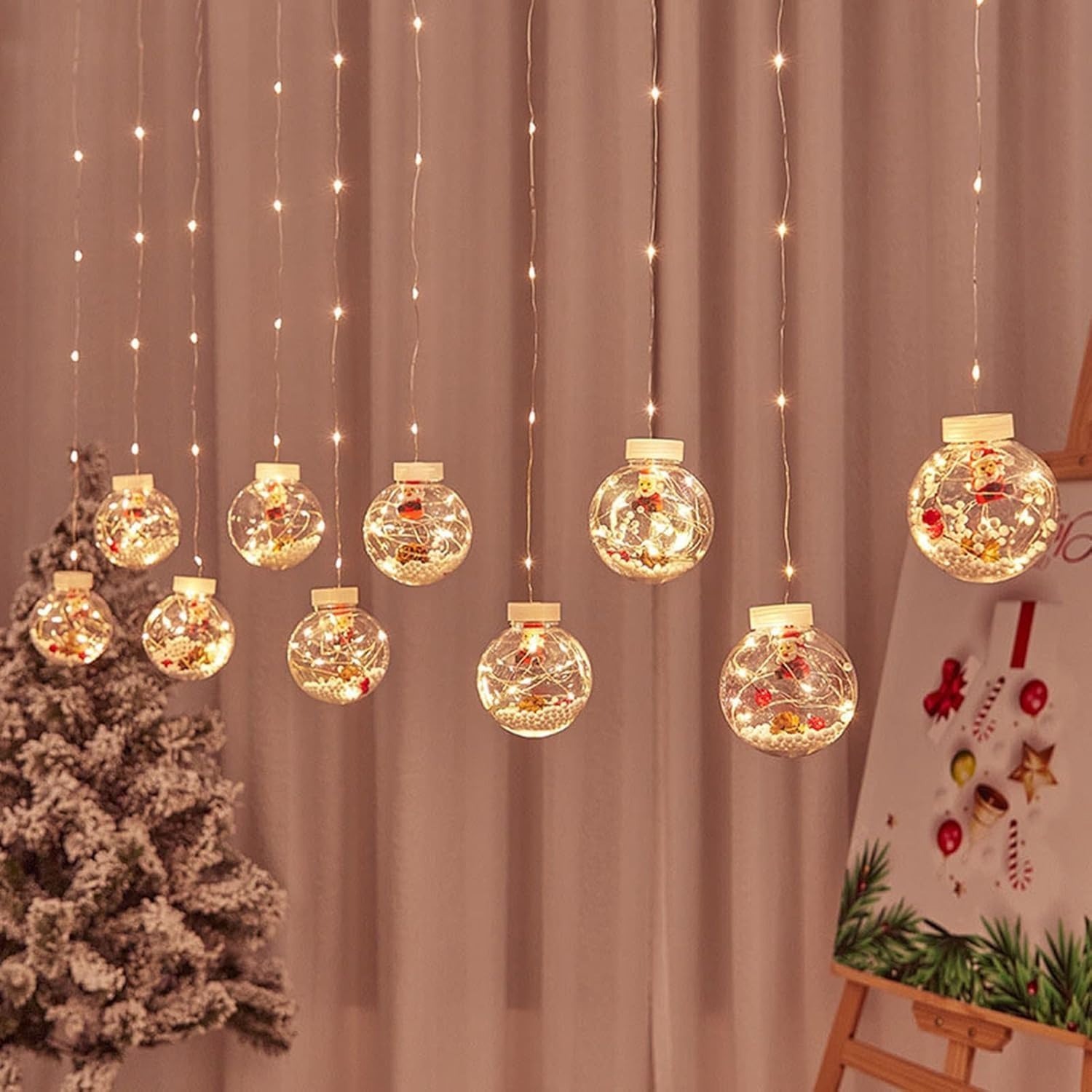 🎄Early Christmas Sale🔥10 LED Christmas tree wish ball lights