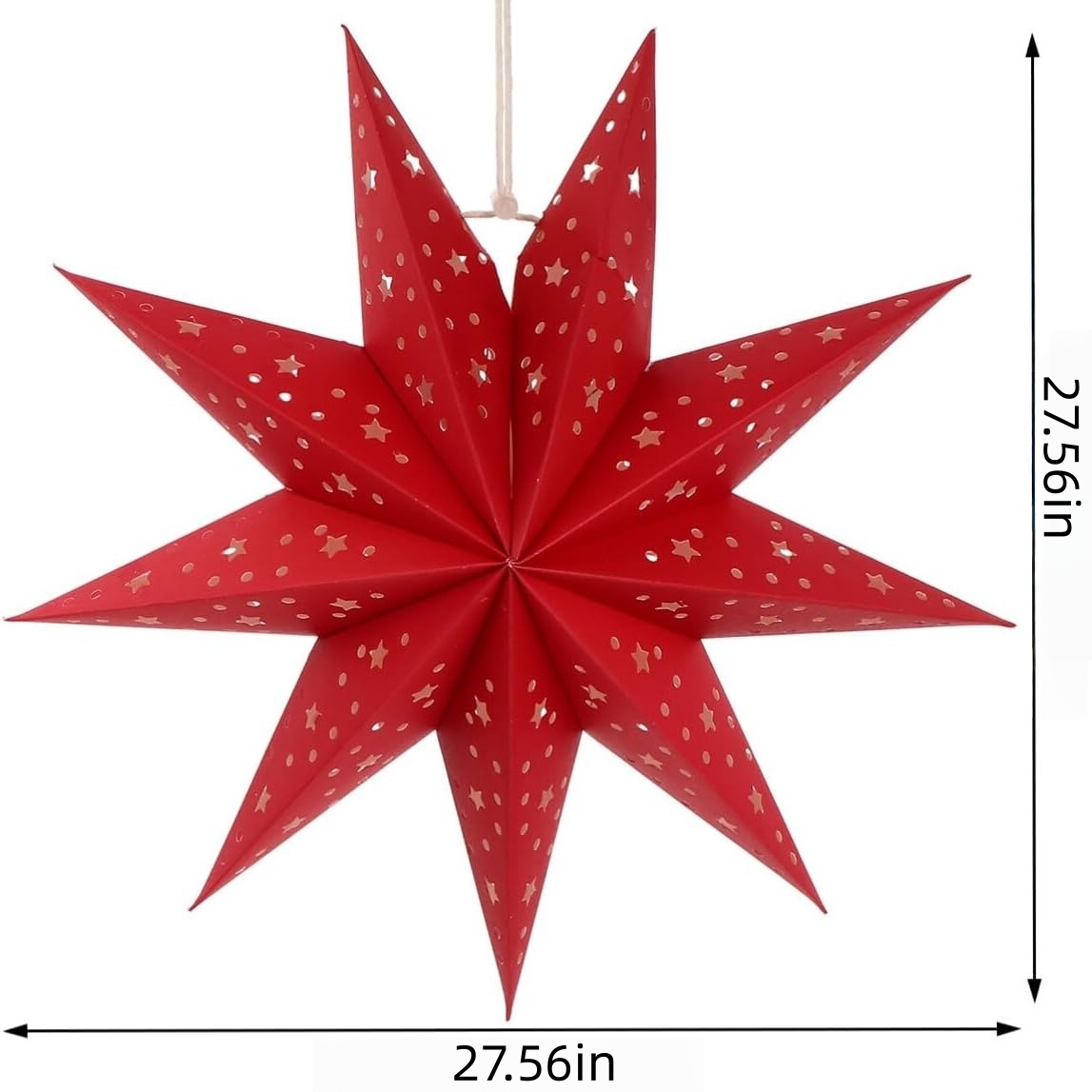 🎄2025 Christmas On Sale✨Poinsettia Star Lantern