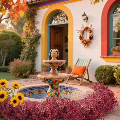 🔥LAST DAY 50% OFF🔥 Artificial Fall Flowers Outdoor ，UV Resistant