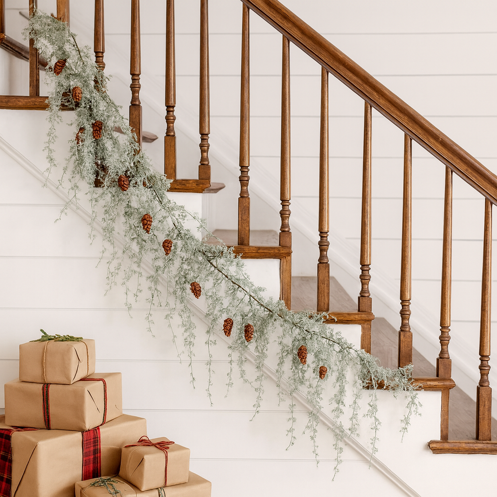 🎄2025 Christmas On Sale🌿Artificial Dangling Vines Glow Garlands