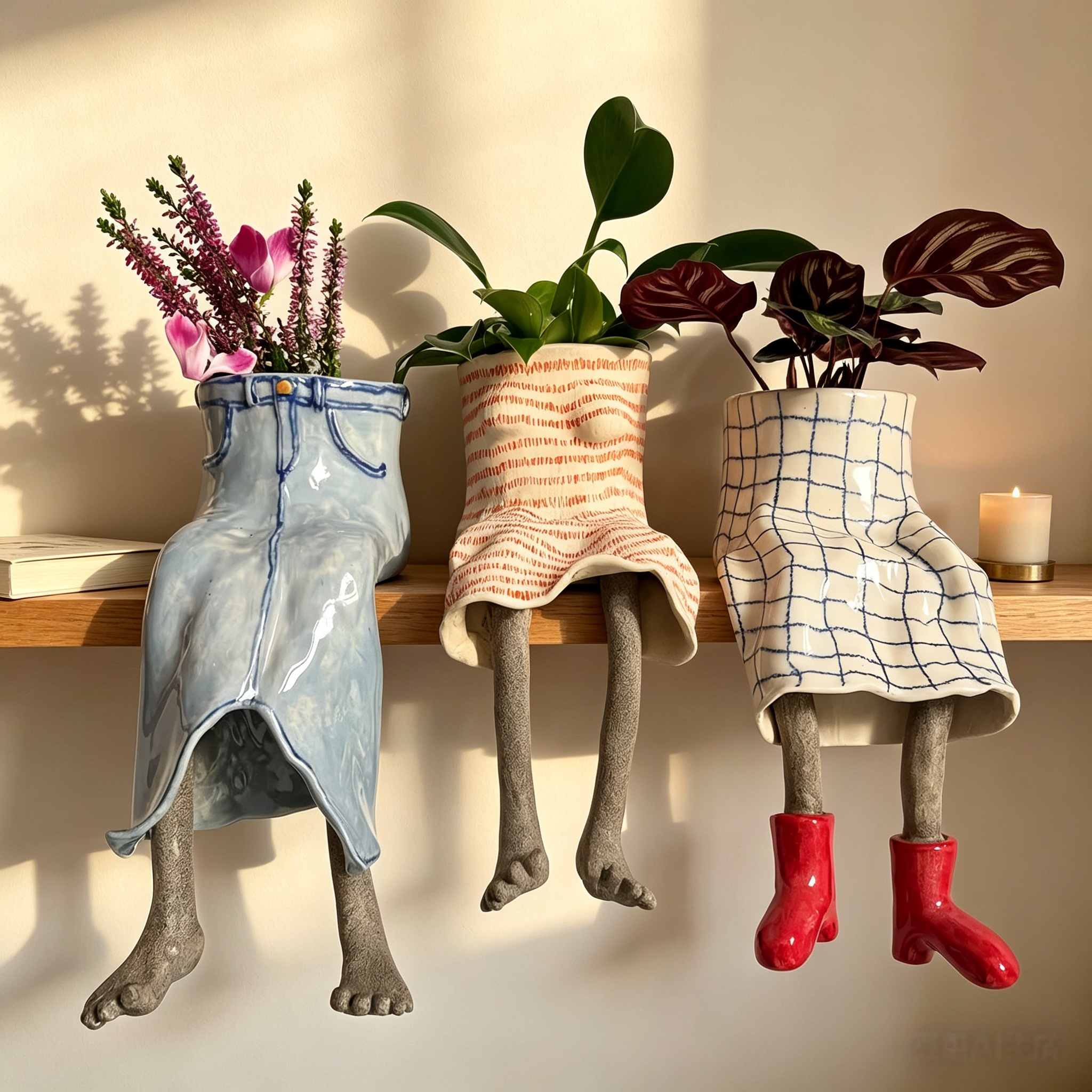 Creative Sitting Planter Collection