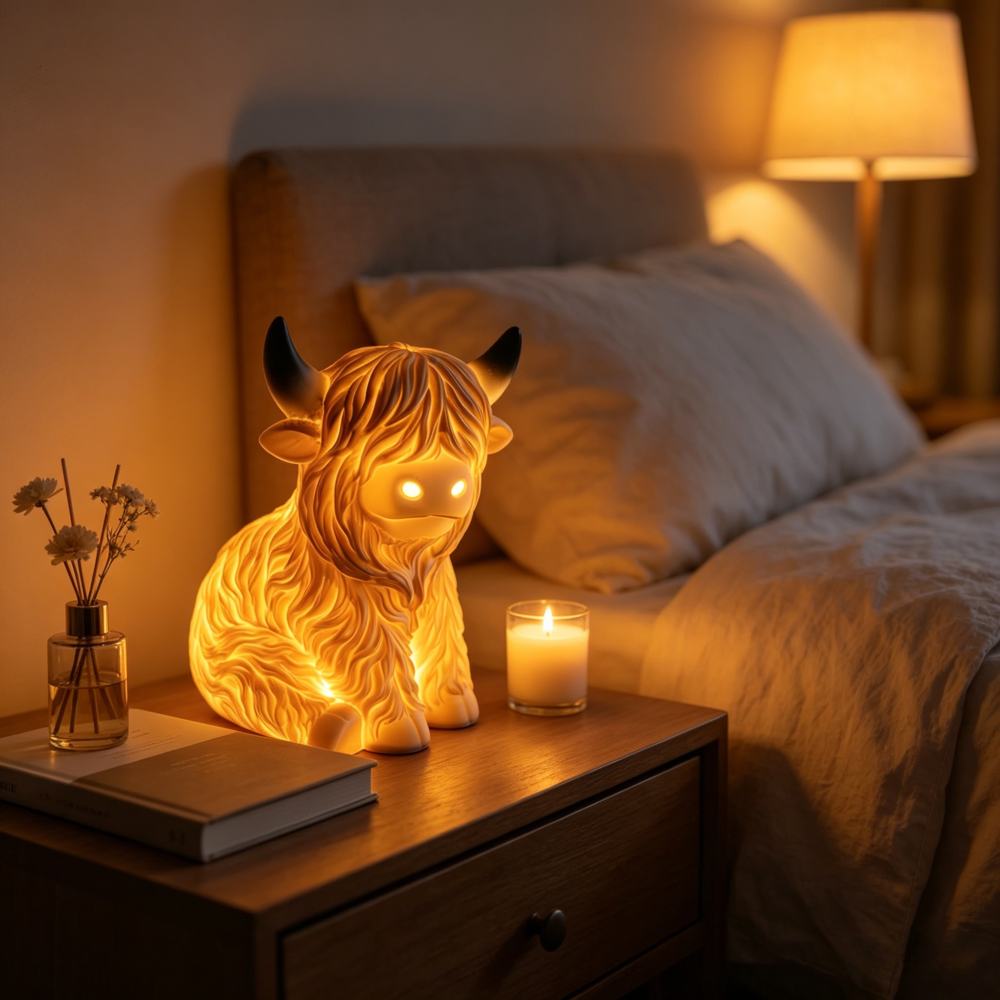Highland Cow Glow Lamp