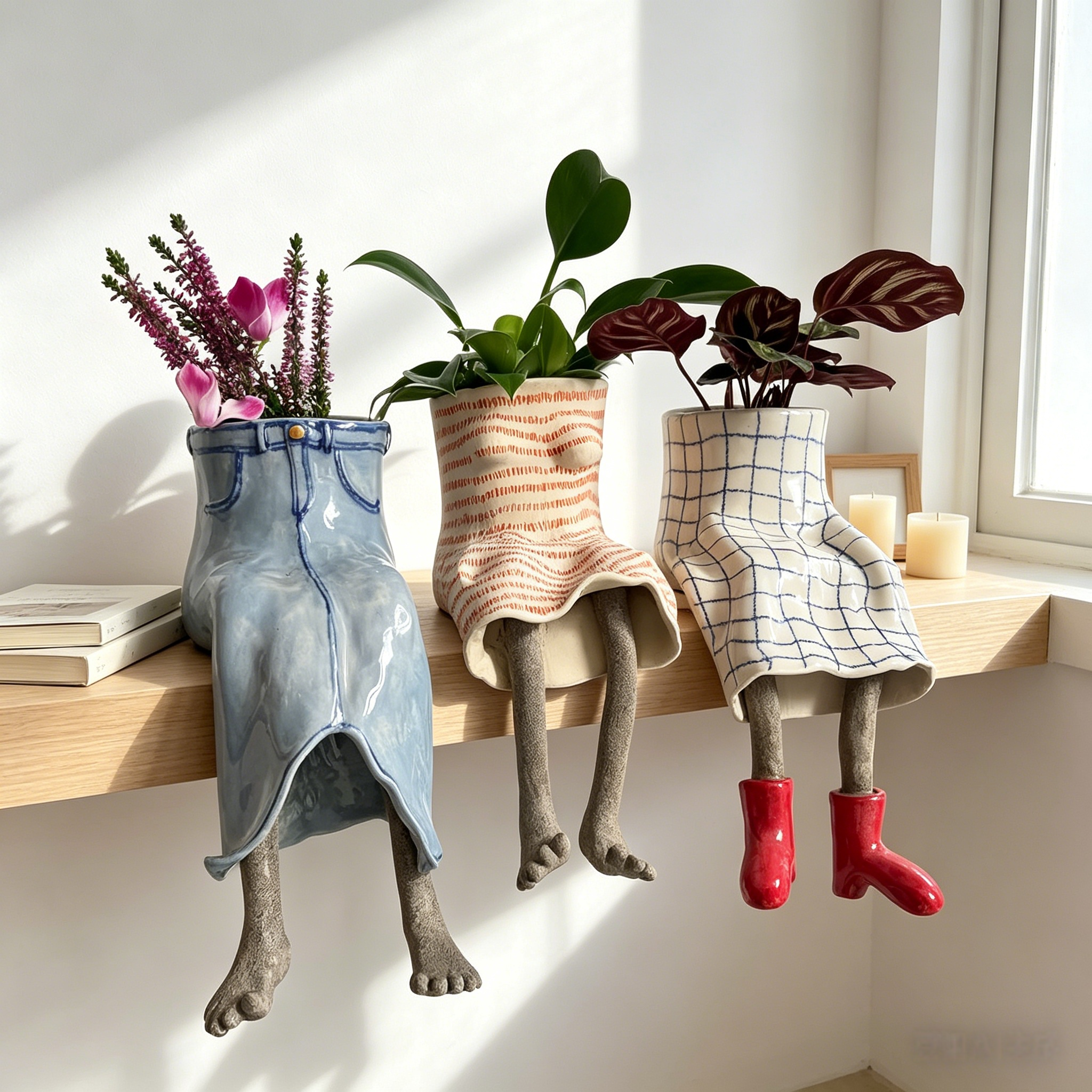 Creative Sitting Planter Collection