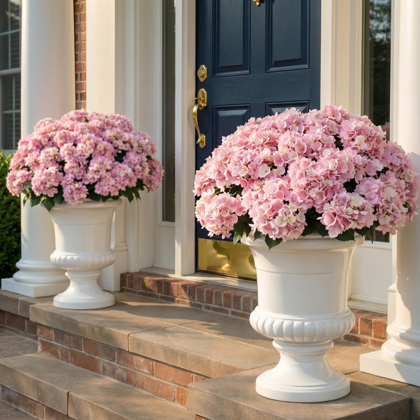 5-Head Hydrangea Stem for Indoor & Outdoor Use – UV Protected