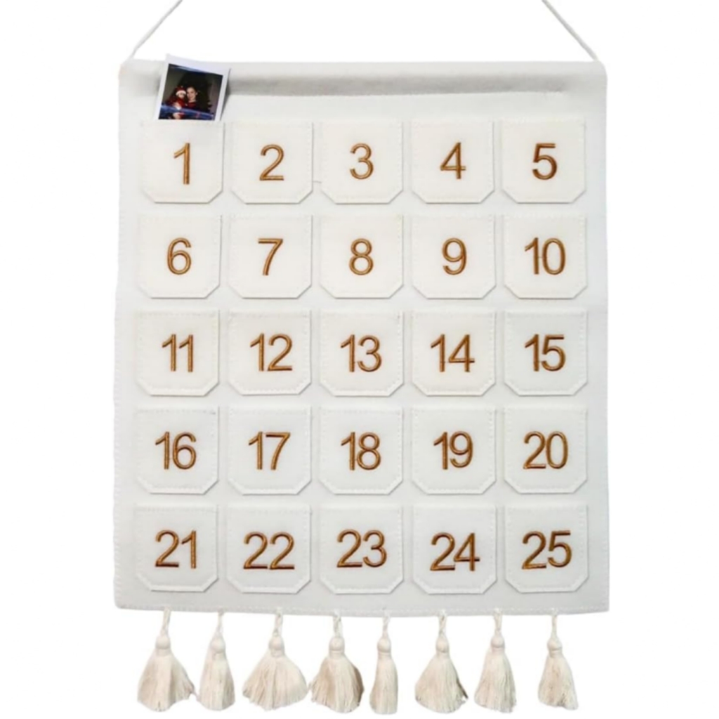 Photo Advent Calendar Countdown with Pockets