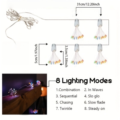 Fireworks Dandelion Starburst String Lights