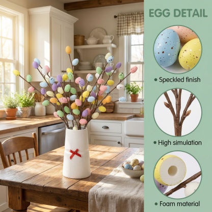 Easter Egg Branch Floral Stems for Vase