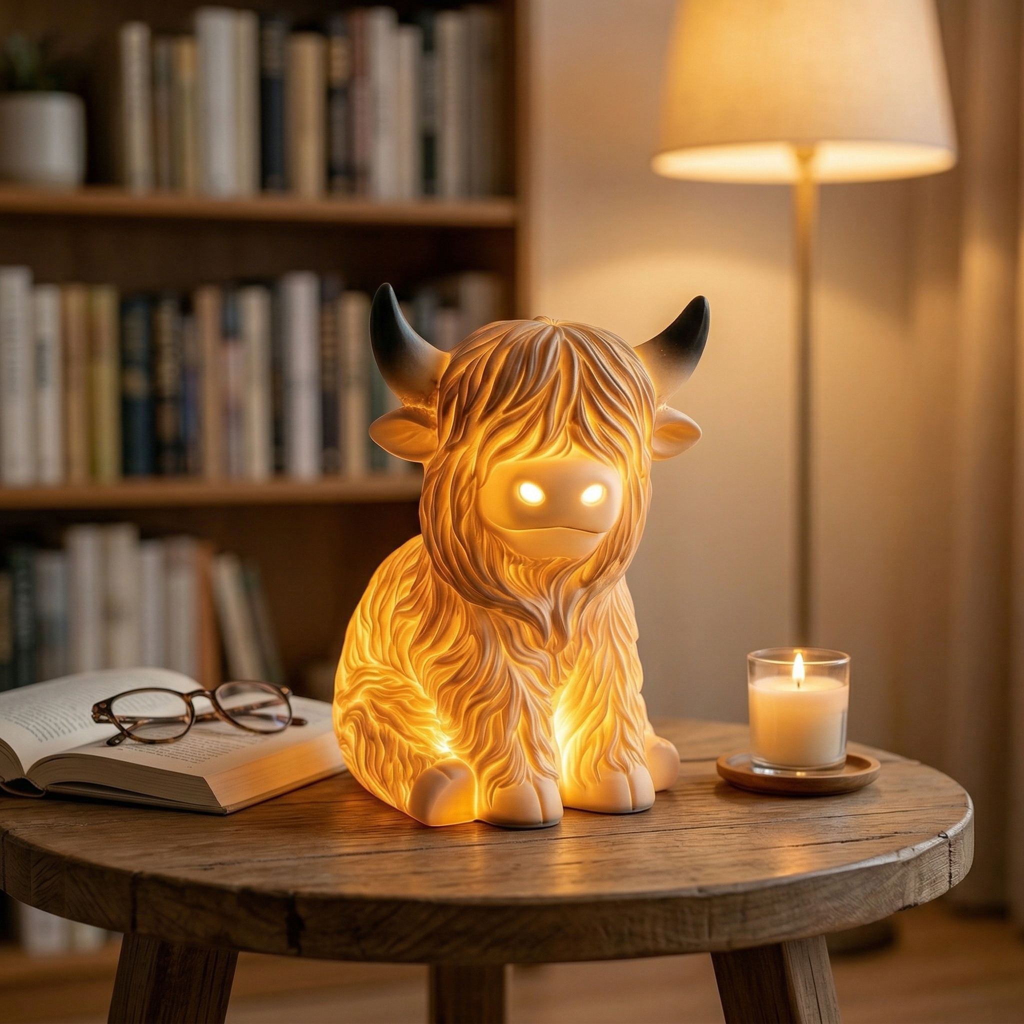 Highland Cow Glow Lamp