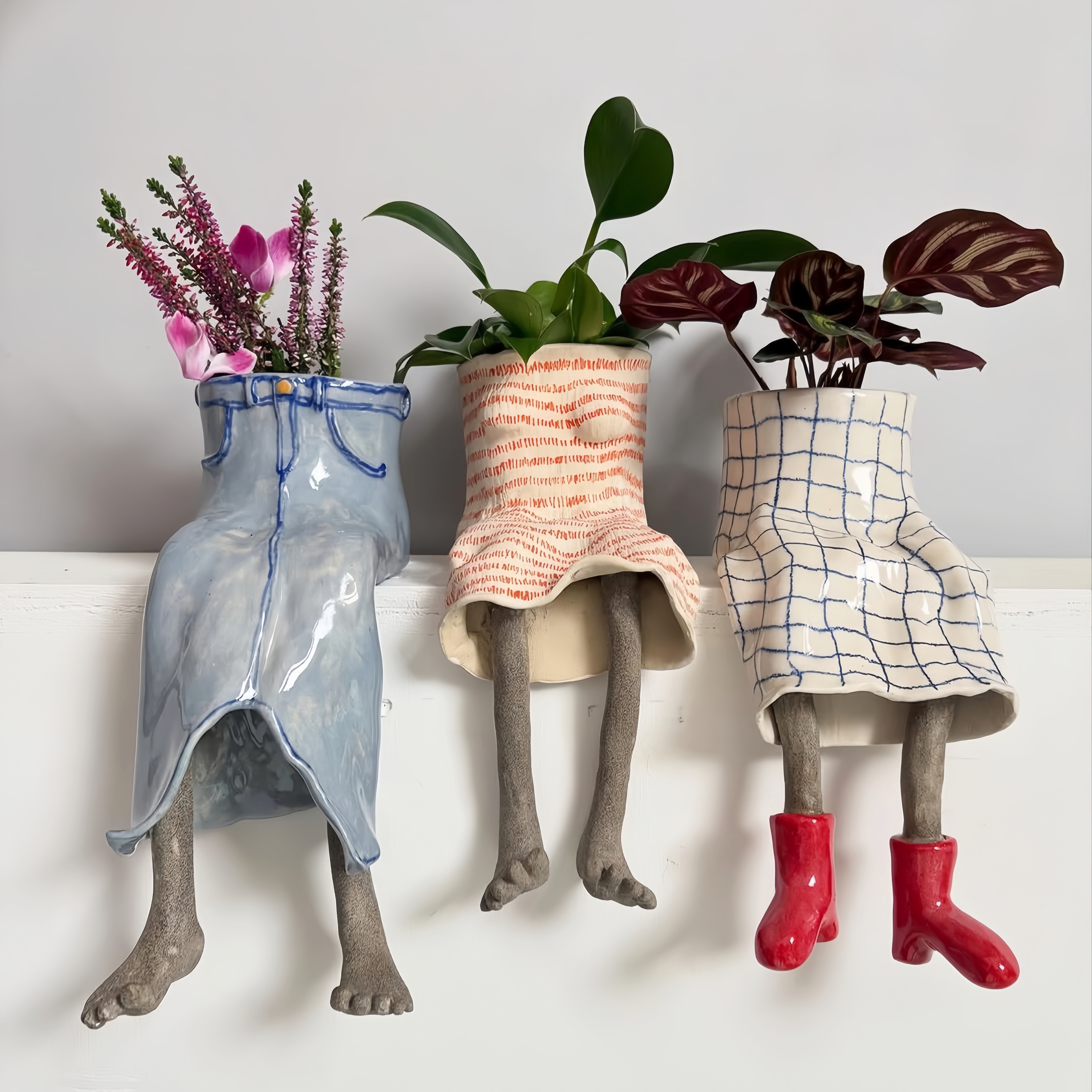 Creative Sitting Planter Collection