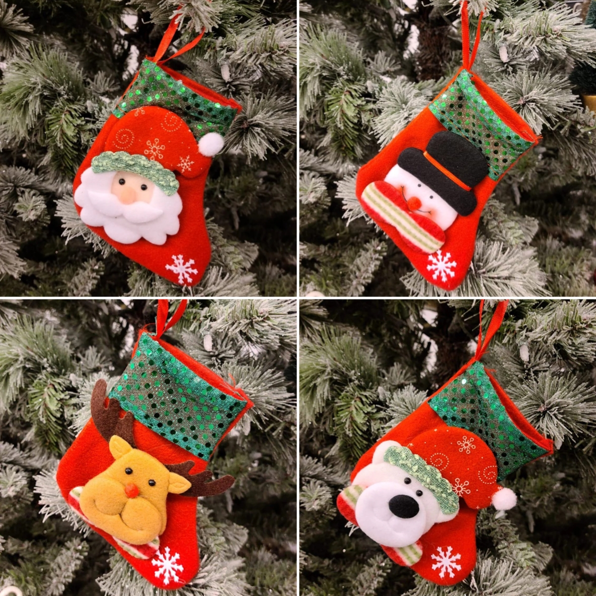 Christmas Stocking Hanging Ornaments