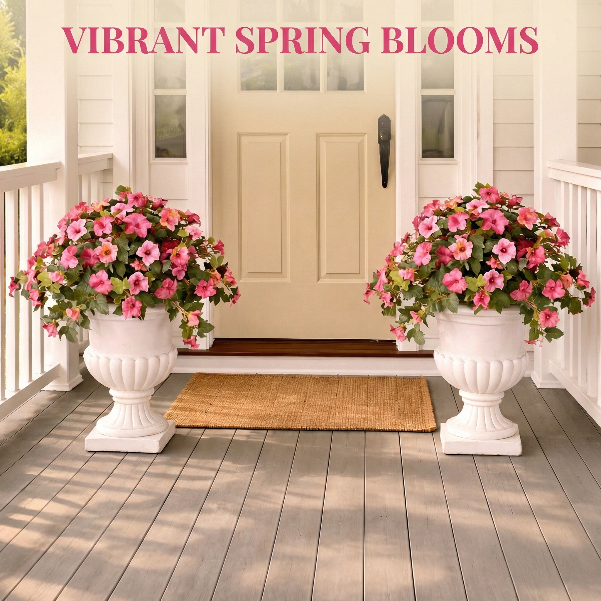Spring Bloom Artificial Petunia Arrangement