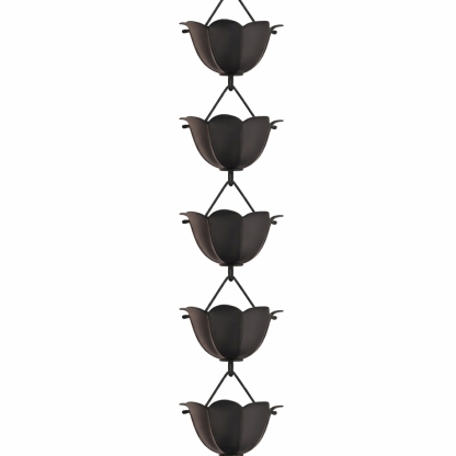 Modern Lotus Cup Rain Chain for Gutters