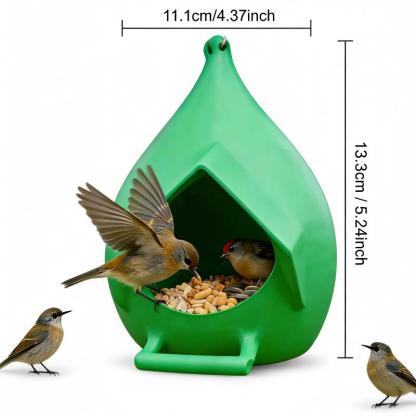 Winter Hanging Bird Feeder House-Home For Cardinal, Blue jay, Titmouse
