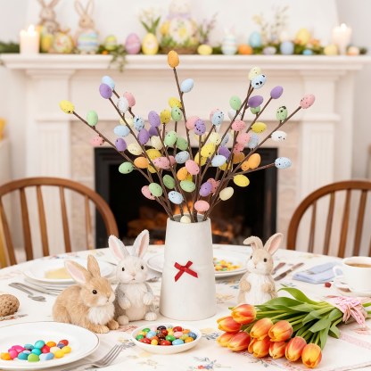 Easter Egg Branch Floral Stems for Vase