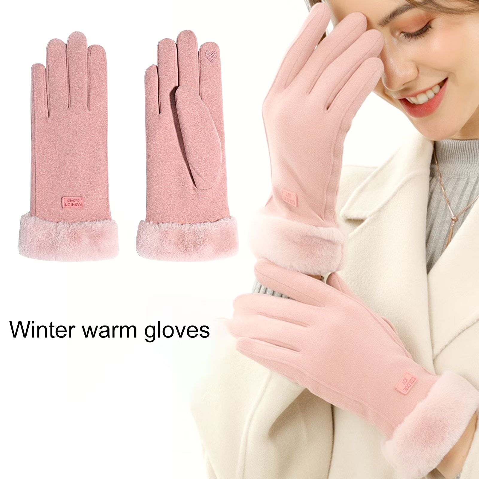 Winter Gloves for Women Warm Touchscreen Gloves