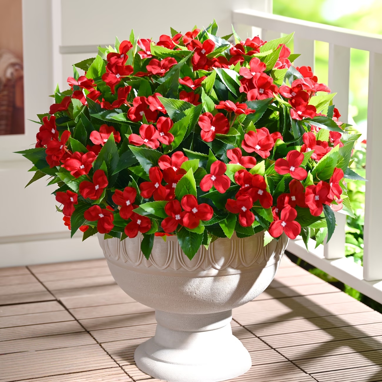 Full Bloom Impatiens Potted Flowers