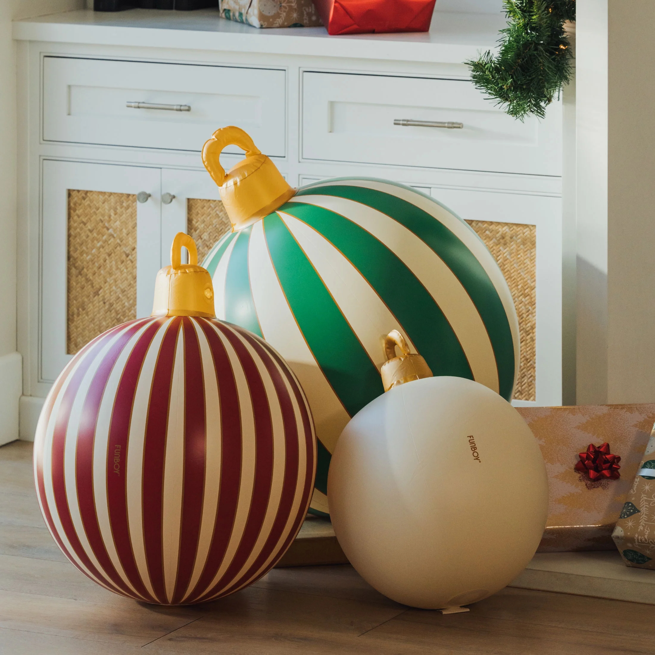 3-pack Inflatable Holiday Ornaments 