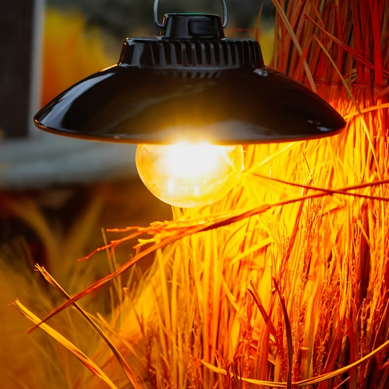 Vintage Rechargeable Lantern Warm LED Portable Hanging Light