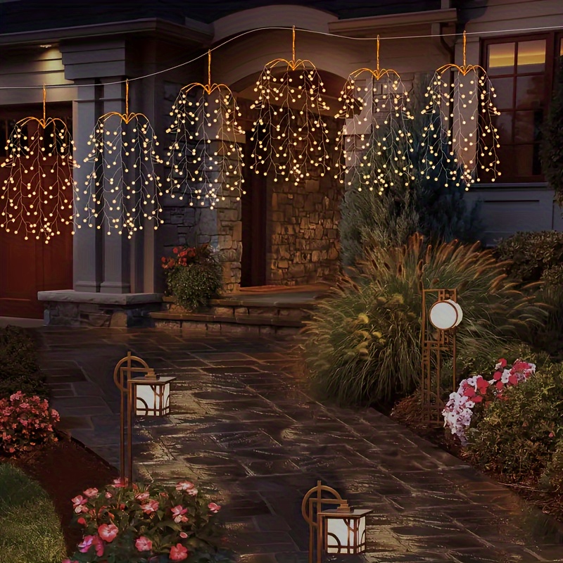3-Pack Willow Hanging Fairy String Lights