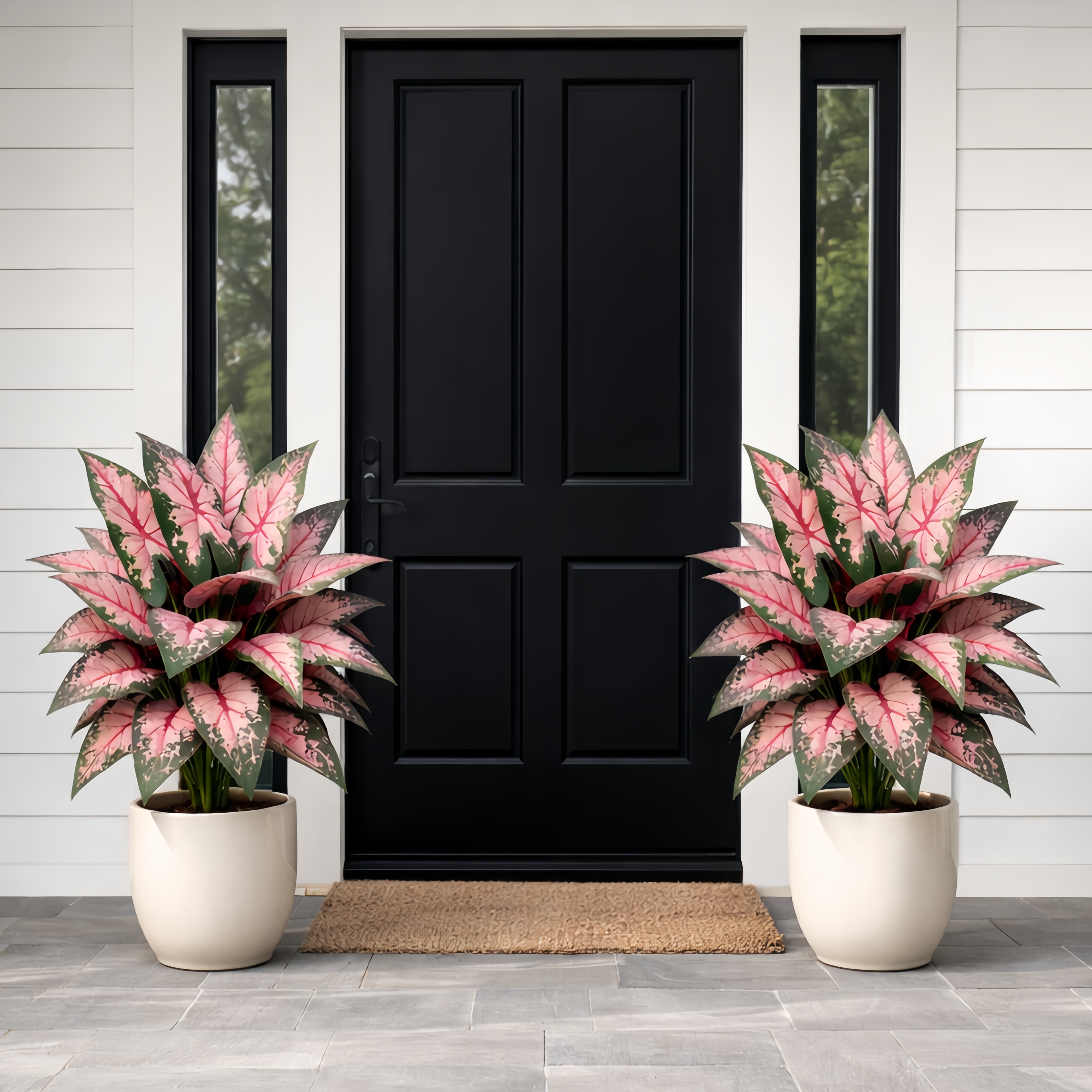 Artificial Pink Heartleaf Pothos Plant