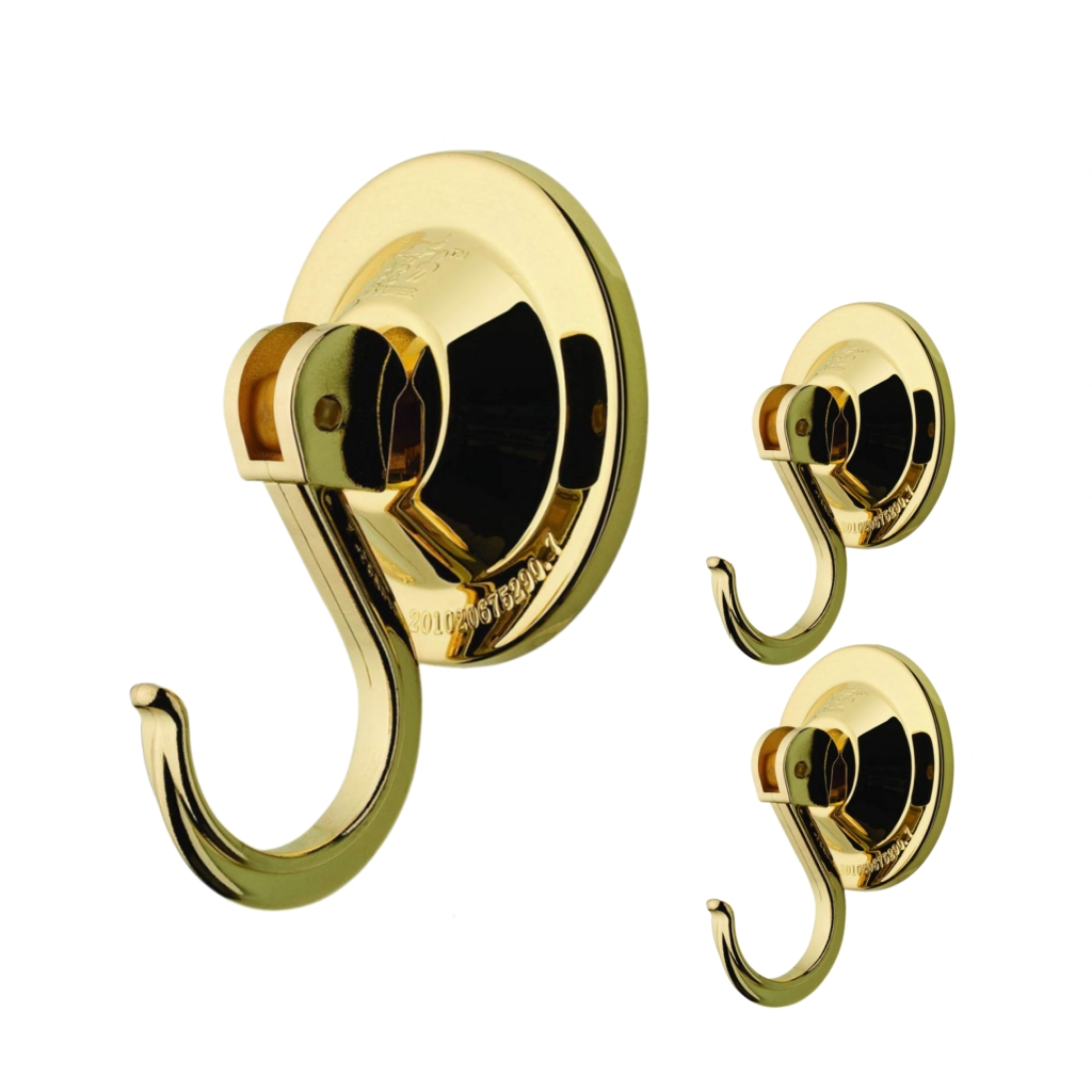 3-Pack Powerful Suction Cup Wreath Hooks for Windows & Glass Doors