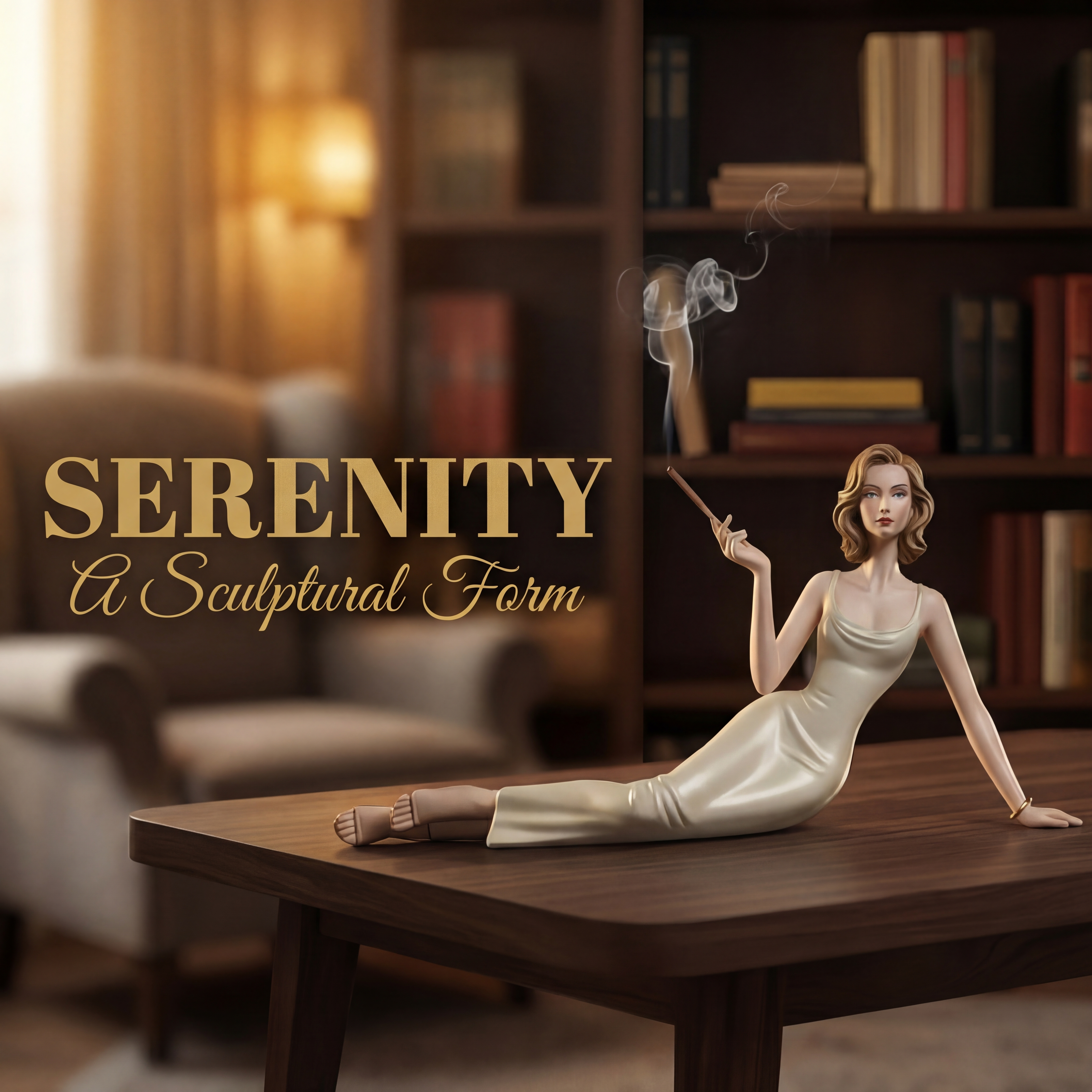 Handcrafted Ceramic Aroma Statue – Where Sculpture Meets Serenity