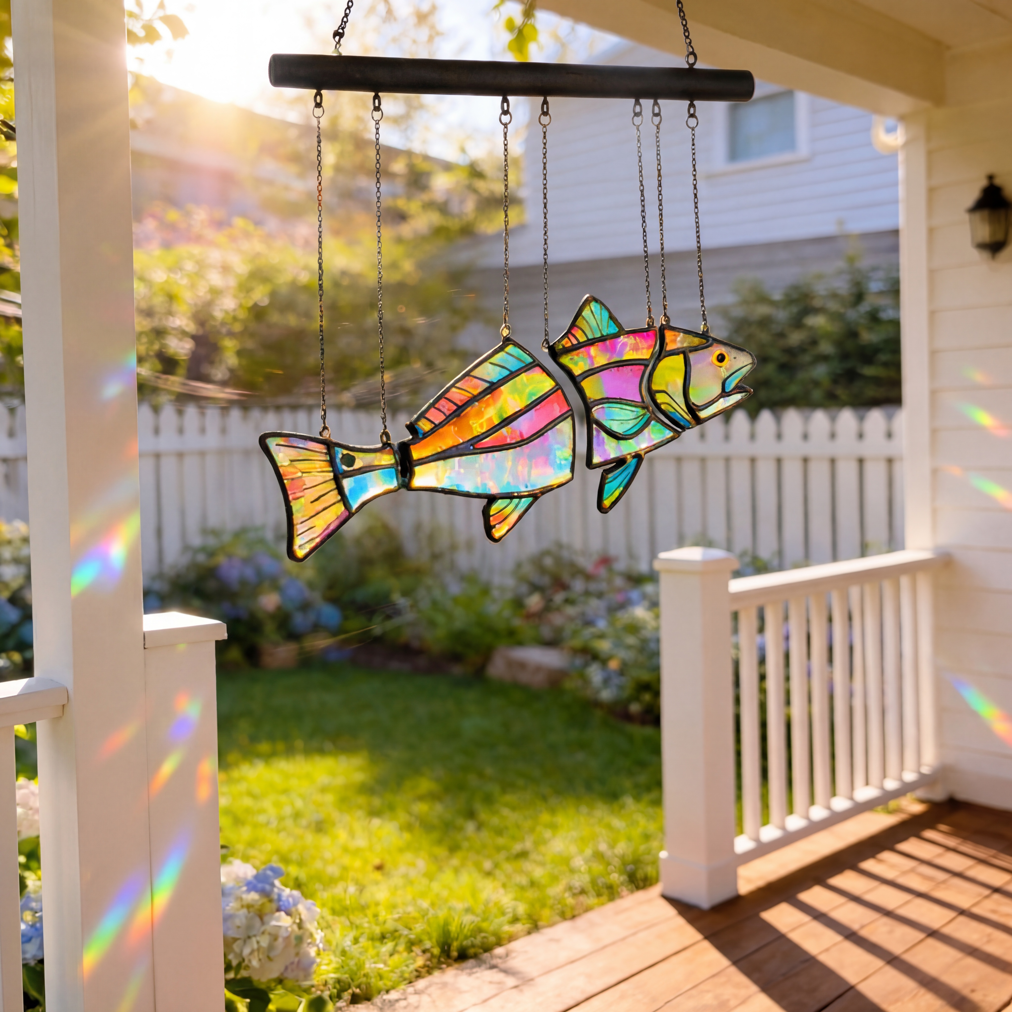 Handcrafted Coastal Fish Acrylic Suncatcher