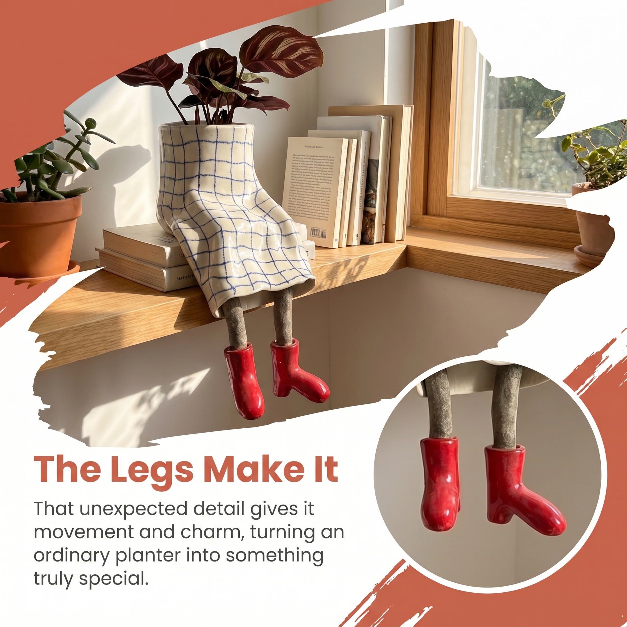 Creative Sitting Planter Collection