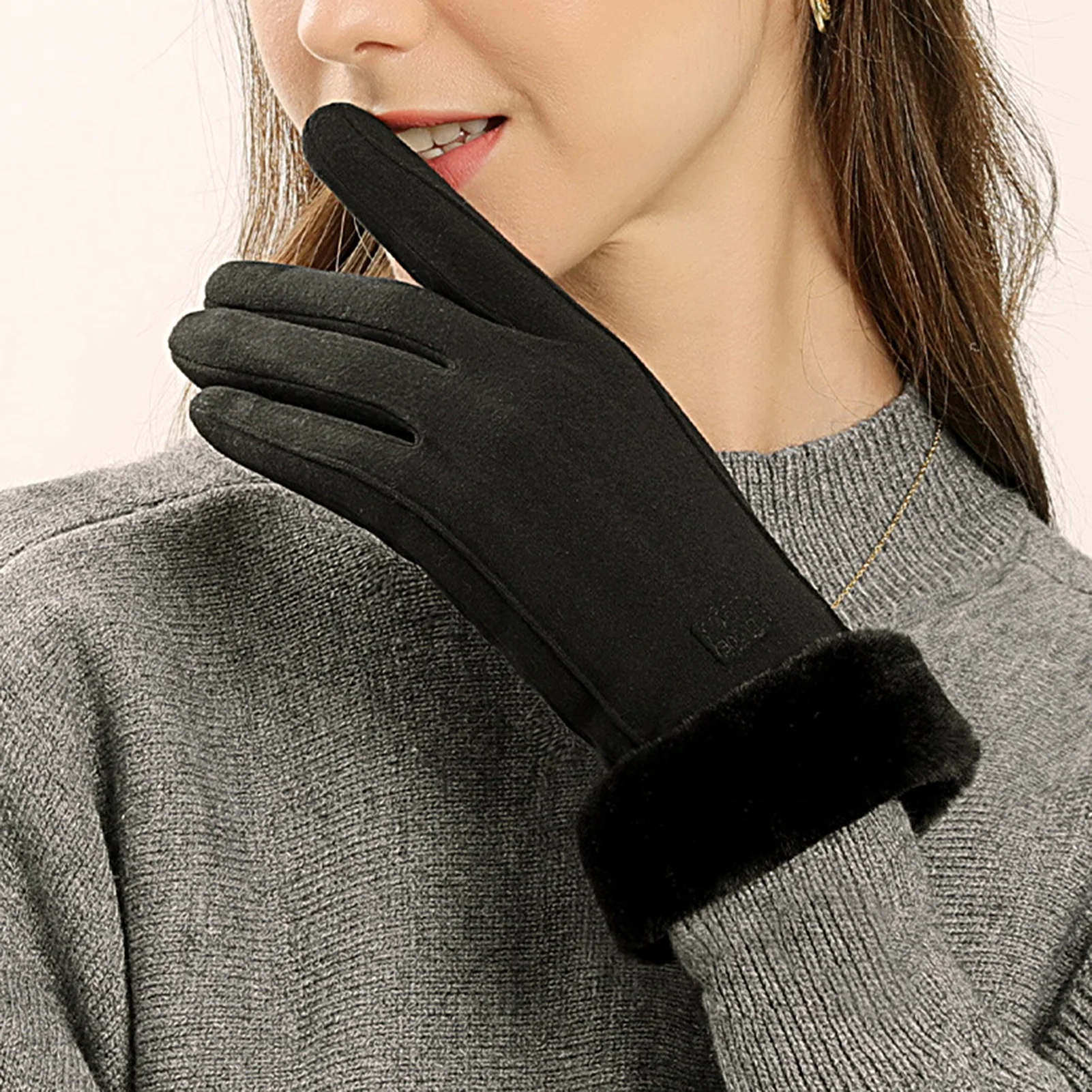 Winter Gloves for Women Warm Touchscreen Gloves