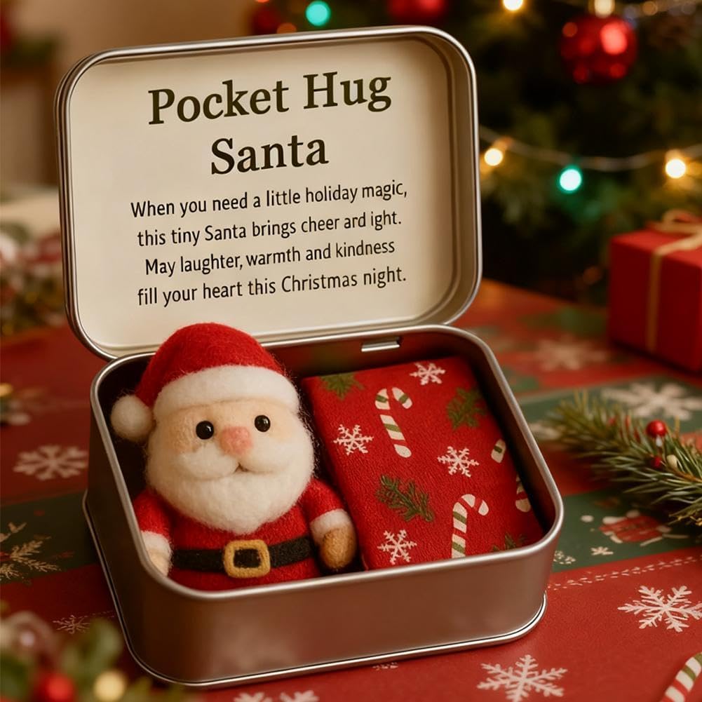 Pocket Hug Felt Plush Christmas Gift