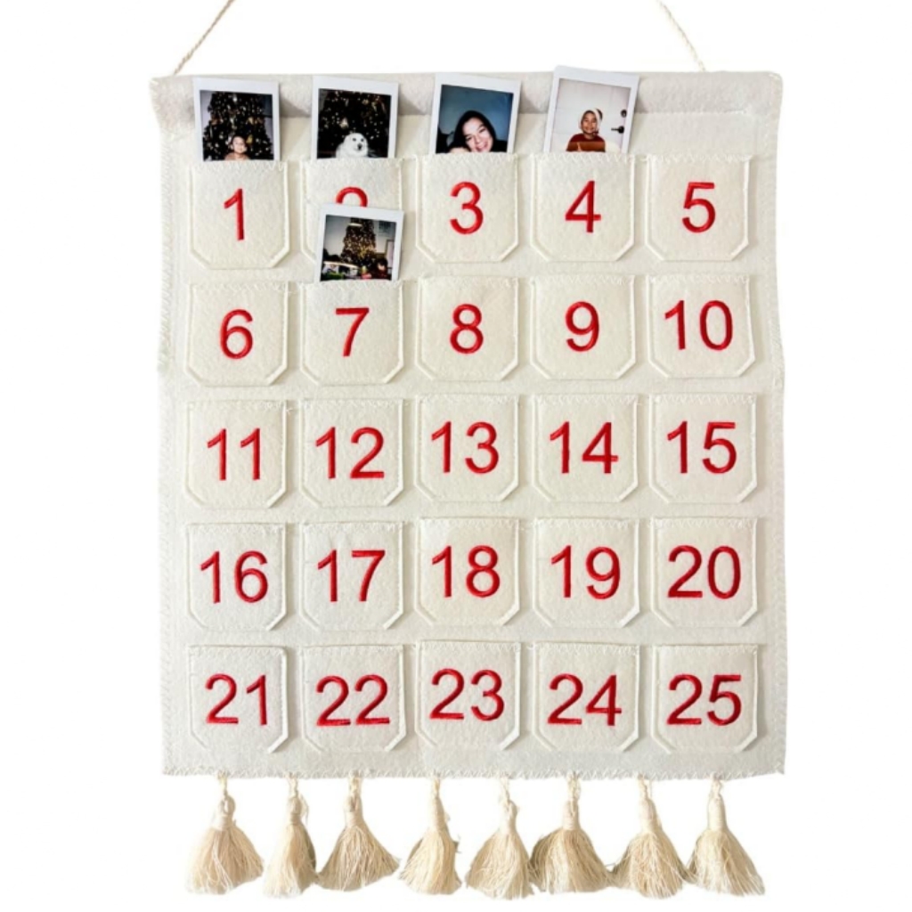 Photo Advent Countdown Calendar with Pockets