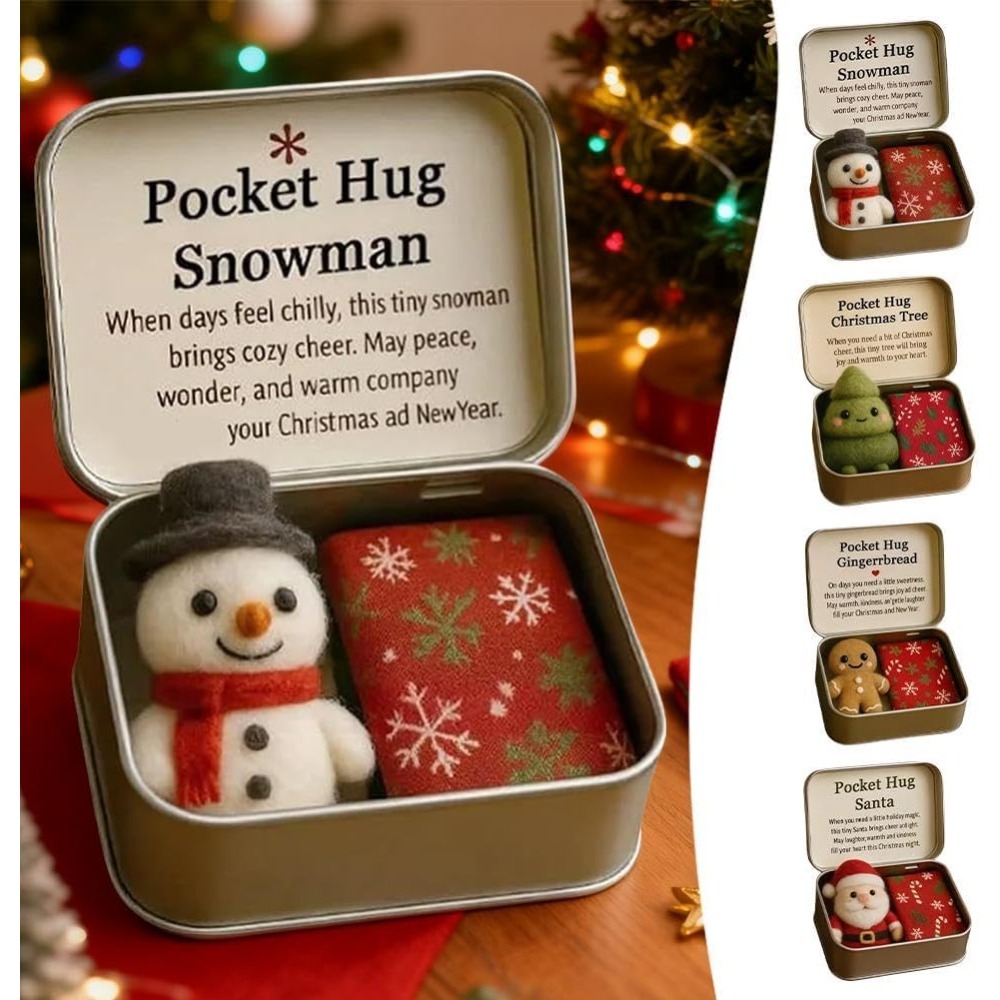 Pocket Hug Felt Plush Christmas Gift