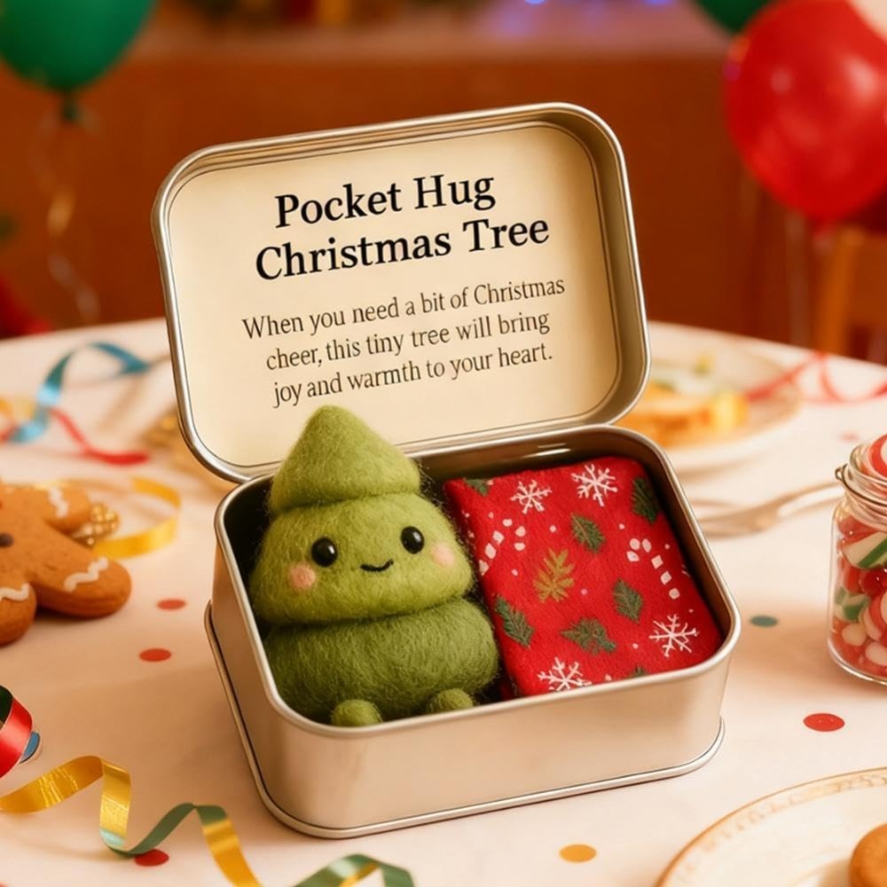 Pocket Hug Felt Plush Christmas Gift