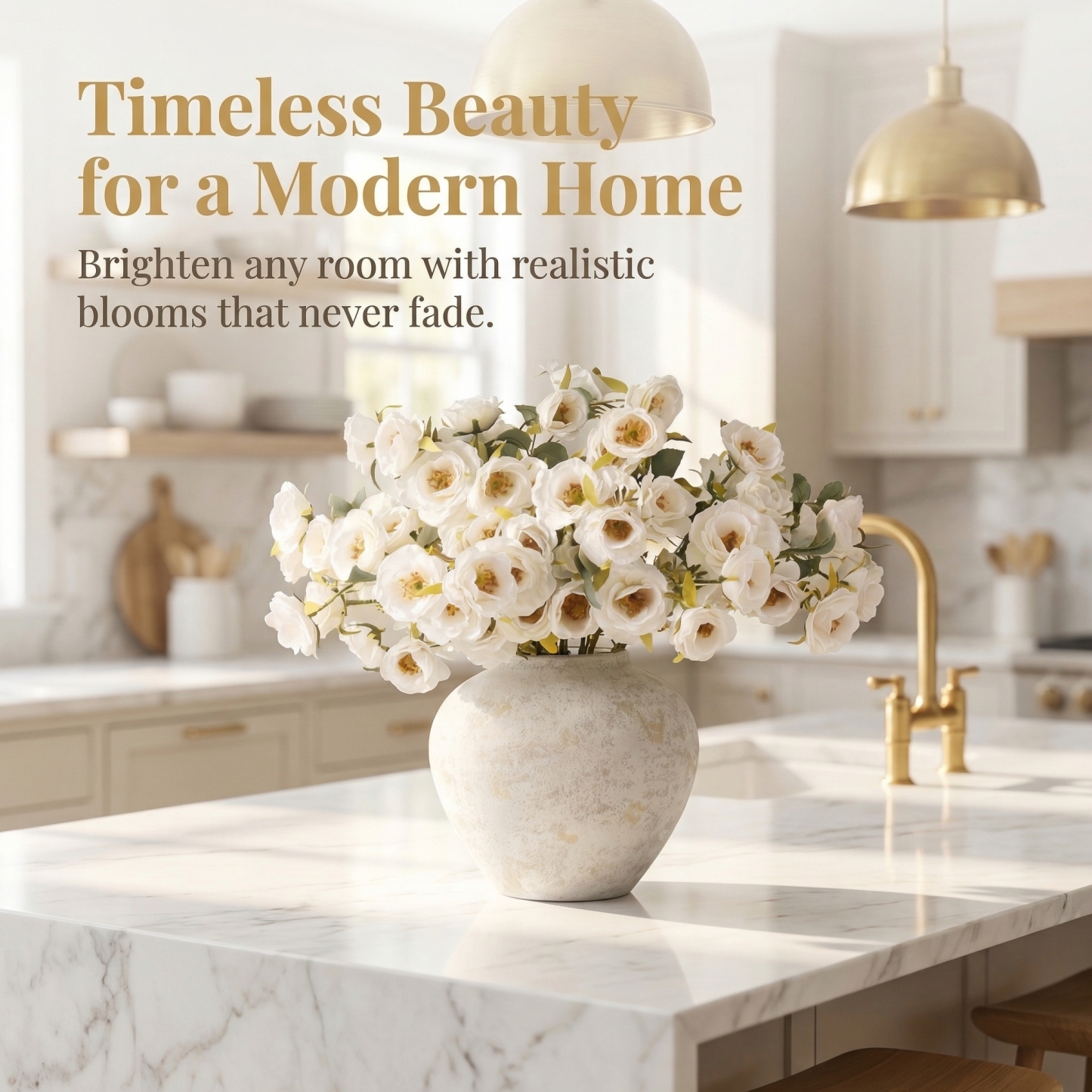 Lush White Floral Arrangement