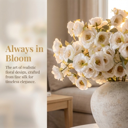 Lush White Floral Arrangement