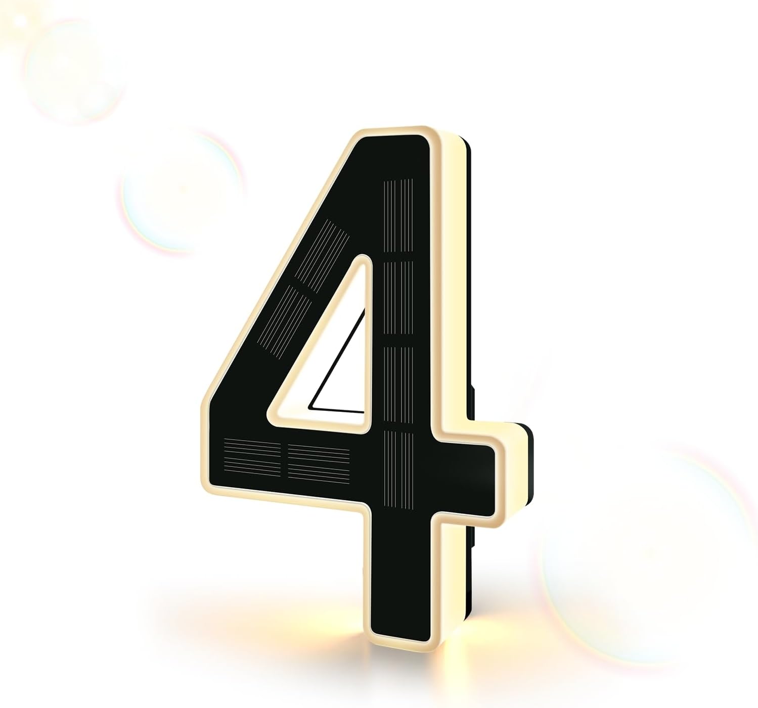 Modern Solar LED Illuminated House Number