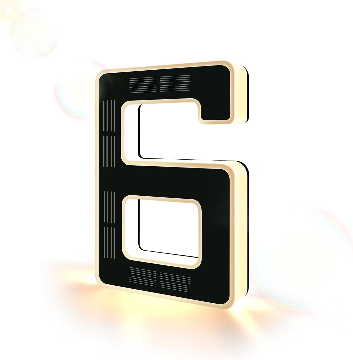 Modern Solar LED Illuminated House Number